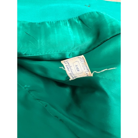 Emerald green wool blazer pencil skirt suit by Tailorbrooke in Botany Stand shop - Picture 9 of 10